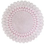 Koberec Vitauss Zinno Pembe, ⌀ 80 cm
