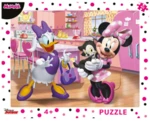 Puzzle 40 Růžová Minnie deskové