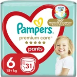 Pampers Premium Care Pants Size 6 jednorázové plenkové kalhotky 15+ kg 31 ks Pampers Premium Care Pants Size 6 jednorázové plenkové kalhotky 15+ kg 31 ks