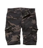 Kraťasy Rowing Vintage Industries® - Dark Camo (Farba: Black Camo, Veľkosť: 3XL)