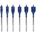 Bosch Accessories 2608900333 sada frézovacích vrtákov do dreva 13 mm, 16 mm, 19 mm, 20 mm, 22 mm, 25 mm  šesťhranný záhl
