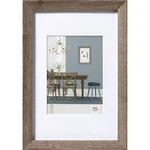 walther+ design EF040N vymeniteľný fotorámček Formát papiera: 20 x 27 cm  orešáková