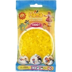 Hama H207-14 Průhledné žluté korálky 1000 ks Midi