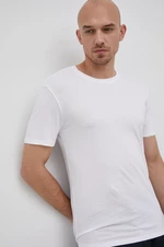 Bavlnené tričko MICHAEL Michael Kors biela farba, jednofarebné