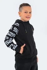 Slazenger Draven Kids Unisex Sweatshirt Black/White