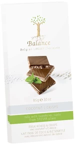 Balance Mliečná čokoláda so stéviou s kokosom a chrumkami 85 g