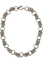 Multiring necklace - silver color