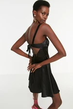 Trendyol Black Satin Dress