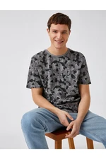 Koton Camouflage Patterned T-Shirt