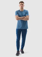 Pánské sportovní rychleschnoucí kalhoty - tmavě modré