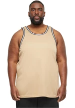 Men's Fishnet Tank Top - Beige