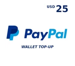 PayPal Wallet 25 USD Top Up