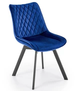 Otočná jídelní židle K520 Modrá