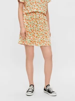 Orange and white patterned skirt Pieces Nya