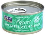 Fish4Cats Konzerva pro kočky Finest makrela s olihní 70 g