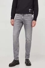 Džíny Calvin Klein Jeans pánské, šedá barva, J30J324191