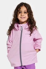 Dětská bunda Didriksons HALLON KIDS JKT fialová barva