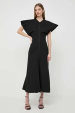 Šaty Victoria Beckham černá barva, maxi, 1124WDR005283A