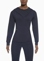 Bas Bleu Women's sweatshirt IMAGIN BLOUSE with hood and functional inserts