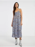 Light blue women's patterned dress ONLY Nova - Women