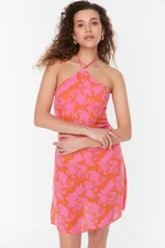 Trendyol Pink Halter Woven Dress