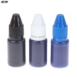 1PCS stamp ink 10ml Inkpad Flash Refill Fast Drying Stamping Ink Photosensitive Stamp Oil