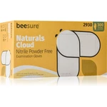 BeeSure Naturals Cloud White nitrilové nepudrované rukavice veľkosť S 2x150 ks