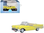 1957 Oldsmobile 88 Convertible Coronado Yellow 1/87 (HO) Scale Diecast Model Car by Oxford Diecast