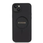 Ochranný kryt Guess Saffiano MagSafe pro Apple iPhone iPhone 15, černá