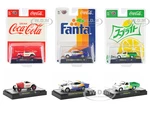 "Sodas" Set of 3 pieces Release 33 Limited Edition to 9250 pieces Worldwide 1/64 Diecast Model Car by M2 Machines