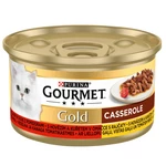 Gourmet Gold s hovězím a kuřetem v rajčatové omáčce 85g