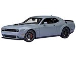 2022 Dodge Challenger R/T Scat Pack Widebody Smoke Show Gray 1/18 Model Car by Autoart