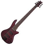 Schecter Stiletto Custom-6 Vampyre Red Satin 6-strunová basgitara