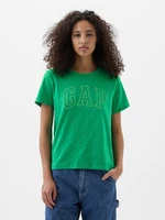 Green women's T-shirt GAP