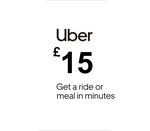 Uber £15 UK Gift Card