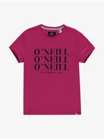 ONeill Dark pink girls' T-shirt O'Neill All Year - Boys