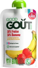GOOD GOÛT BIO Jahoda s banánem 120 g