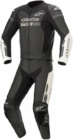 Alpinestars GP Force Chaser Leather Suit 2 Pc Black/White 52 Kétrészes motoros overál