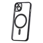 Silikonové TPU pouzdro Mag Color Chrome pro Apple iPhone 14 Plus, černá
