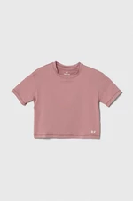 Detské tričko Under Armour Motion SS ružová farba