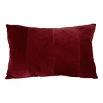 Ciemnoczerwona poduszka dekoracyjna PT LIVING Ribbed, 60x40 cm