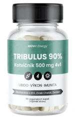 MOVIT ENERGY TRIBULUS 90% Kotvičník 500 mg 4v1, 60 kapslí