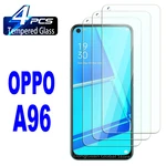 2/4Pcs Tempered Glass For OPPO A96 Screen Protector Glass Film