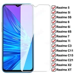 9D Protection Glass For Realme 5 6 Pro 7 Asia 5i 6i 7i Tempered Screen Protector For Realme C3 C3i C11 C15 C21 X2 XT Glass Film