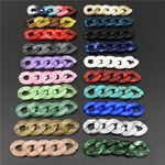 50pcs/lot 10x14mm Acrylic Twisted Chains Link Beads Glasses Chain Beads for Jewelry Making DIY Bracelet Necklace Earrings