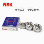 Japan NSK MR62zz Bearing ABEC-7 5/10PCS 2*6*2.5 mm ABEC-7 High Speed Miniature MR62ZZ 2Z Ball Bearings MR62-2Z Metal Sealed