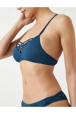 Koton Striped Bikini Top