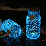 10g DIY Fluorescent Super luminous Particles Glow Pigment Bright Gravel Noctilucent Sand Glowing in the Dark Sand Powder