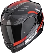 Scorpion EXO 520 EVO AIR TITAN Metal Black/Red L Casco