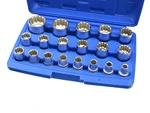 Sada univerzálních nástrčných hlavic Gear Lock, 1/2“, 8-32 mm, 19 ks - GEKO G13546 Sada univerzálních nástrčných hlavic Gear Lock, 1/2“, 8-32 mm, 19 ks - GEKO G13546